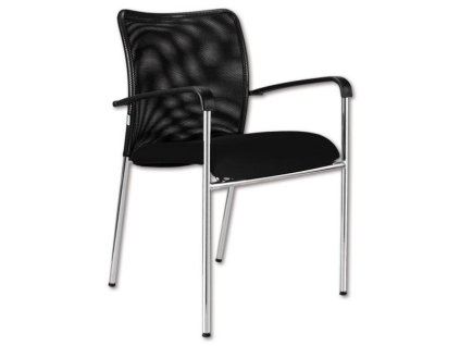 Konferenčná stolička Vanity Plus, čierna