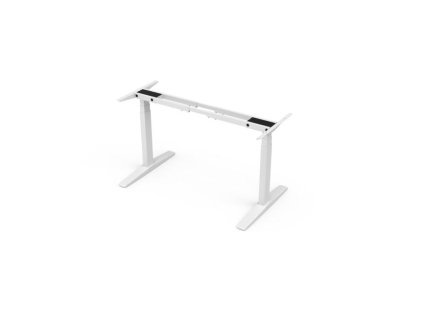 Stolová podnož BASIC, výškovo nastaviteľná, 2-motorová, 120-160x80 cm, farba biela RAL 9016