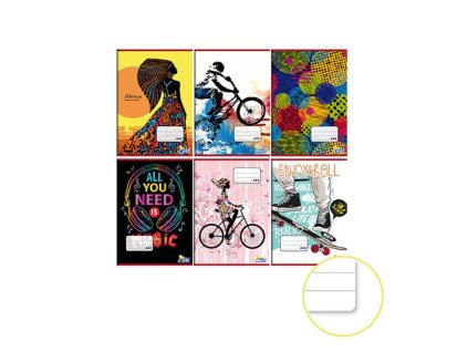 Zošit 444 A4 40 listov linajkový