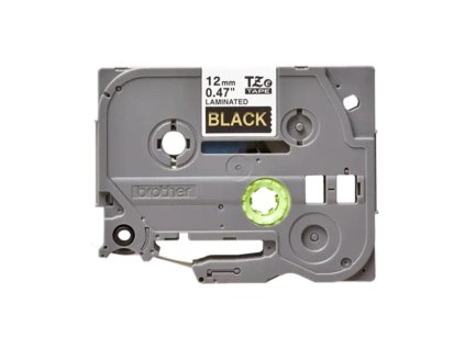 Samolepiaca páska Brother TZe-334 12 mm čierna/zlatá