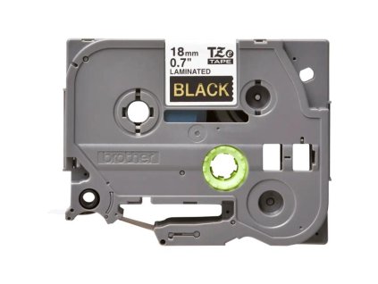 Samolepiaca páska Brother TZe-344 18 mm čierna/zlatá