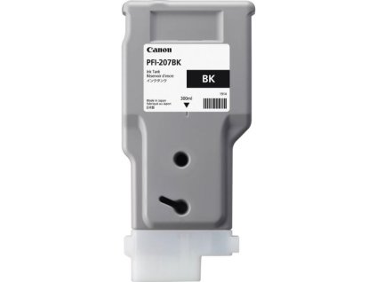 Atramentová náplň Canon PFI-207BK pre iPF680/685/780/785 black (300 ml)