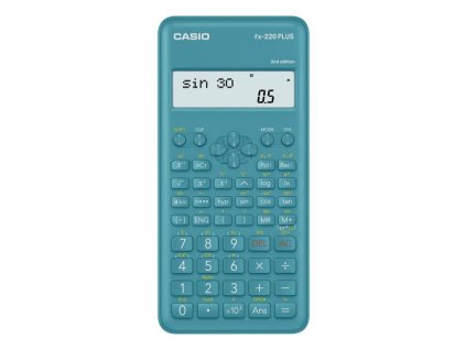 Kalkulačka Casio fx-220 PLUS vedecká modro-zelená