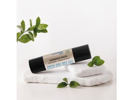 Vrecia DONAU ECO strong, 120 ℓ, 35 mic, 10 ks, čierne, LDPE