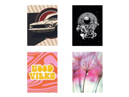 Zošit 564, A5, linajkový, 70 g, mix motívov