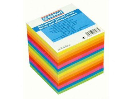 Poznámkový bloček kocka nelepená 90x90x85mm mix farieb