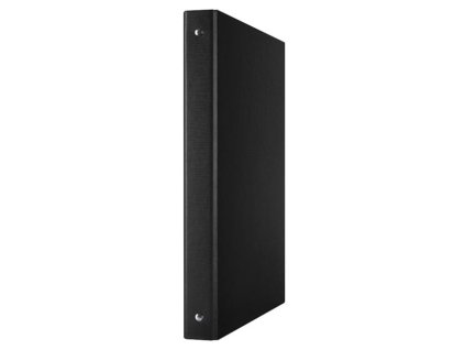 Zakladač 4-krúžkový DONAU poloplastový 3,5cm čierny