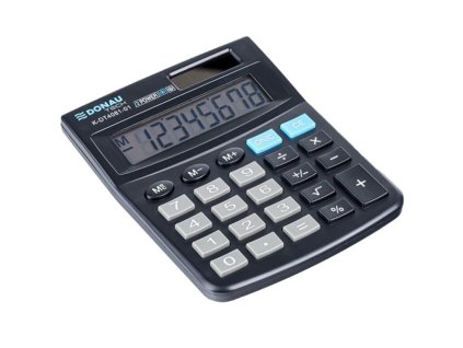 Kalkulačka DONAU TECH K-DT4081-01 vrecková čierna