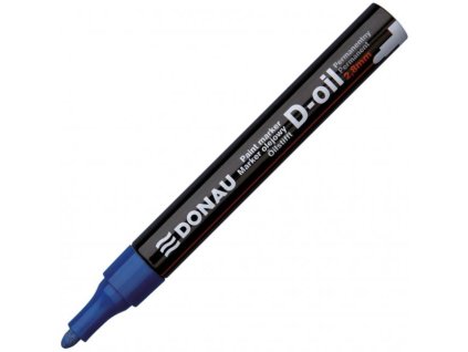 Popisovač lakový 2,8 mm Donau D-OIL modrý