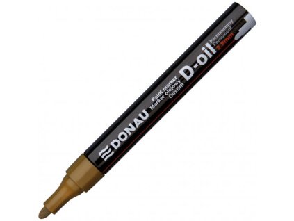 Popisovač lakový 2,8 mm Donau D-OIL zlatý