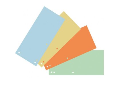 Kartónový rozraďovač DONAU úzky mix farieb