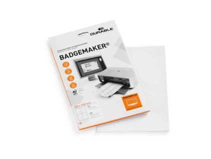 Náhradné papiere BADGEMAKER 105x148 mm biele