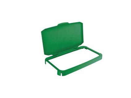 Výklopné veko na kôš DURABIN 60 s rámom zelené