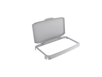 Výklopné veko na kôš DURABIN 60 s rámom sivé