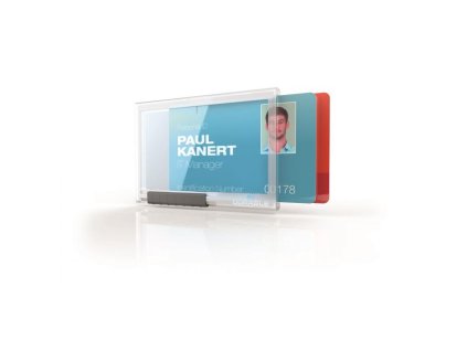 Puzdro na 2 karty DURABLE PUSHBOX DUO 10ks