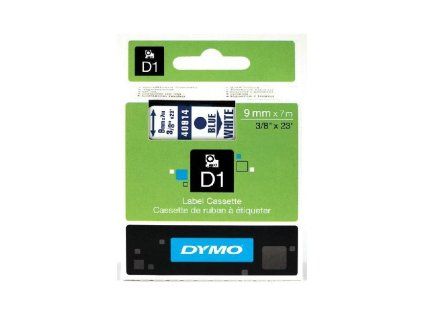 Samolepiaca páska Dymo D1 9 mm biela/modrá