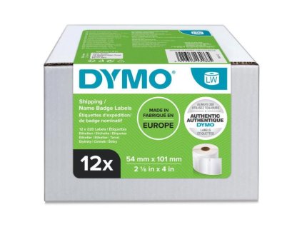 Samolepiace etikety Dymo LW 101x54mm menovky balíky biele 2640ks