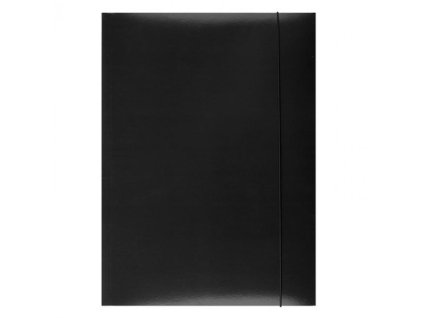 Kartónový obal s gumičkou Office Products čierny