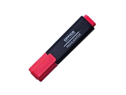 Zvýrazňovač Office Products červený