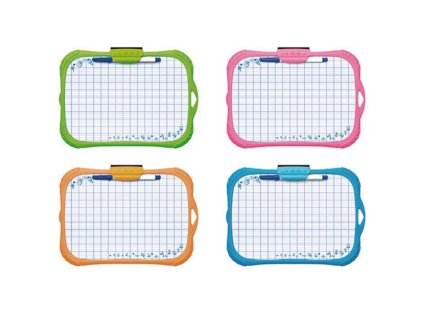 Tabuľka KEYROAD Mini s fixkou, A4, display 20 ks, mix farieb