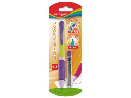 Mikroceruzka KEYROAD SMOOZZY Writer 0,7 mm, blister, mix farieb