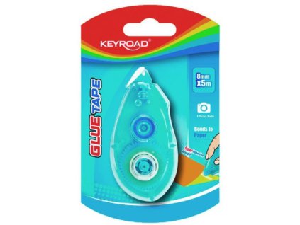 Lepiaci roller KEYROAD Super obojstranný, blister