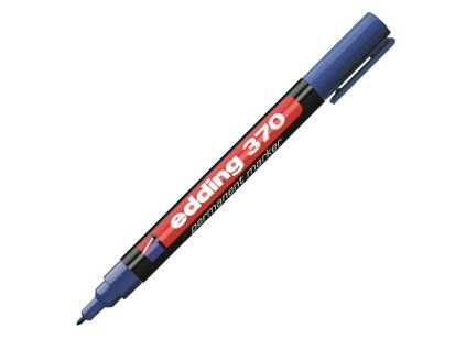 Permanentný popisovač edding 370 modrý