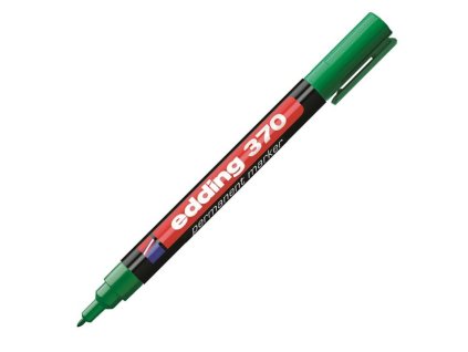 Permanentný popisovač edding 370 zelený
