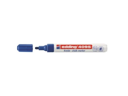 Kriedový popisovač edding 4095 modrý