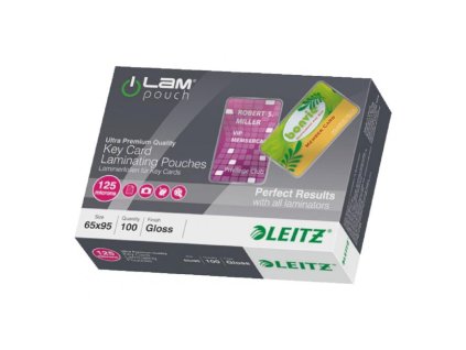 Laminovacie fólie Leitz 65x95mm, 125 mic