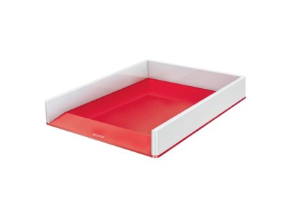 Odkladač Leitz WOW biely/červený