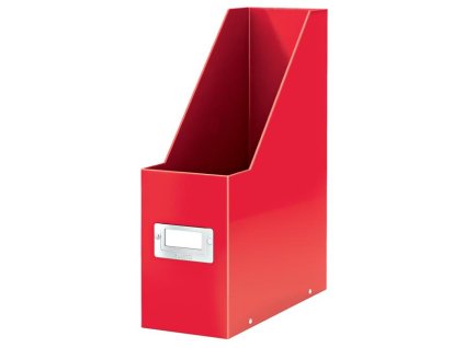 Stojan na časopisy Leitz Click & Store červený