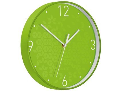 Nástenné hodiny Leitz WOW zelené