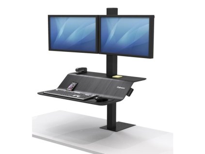 Polohovateľný stojan Sit-Stand Lotus VE pre 2 monitory