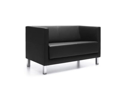 Trojsedačka Vancouver Lite, nohy chróm, látka Next NX-14 tmavosivá