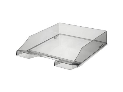 Odkladač priehľadný sivý