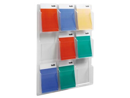 Prezentačný panel s 9 odkladačmi