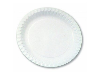 Papierový tanier plytký 18cm 100ks