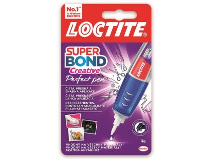 Sekundové lepidlo LOCTITE Super Bond Creative Perfect Pen 3 g