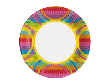 Papierový tanier `mix it` 22,5 cm 10 ks
