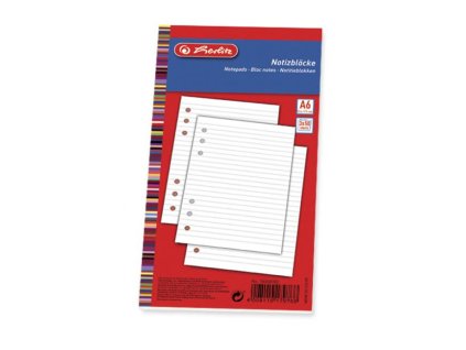 Náplň do bloku TP Herlitz A6 150 listov s linajkami (3 x 50)