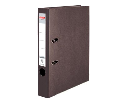 Zakladač pákový Herlitz Q.file 5cm hnedý