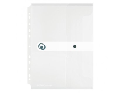 Plastový obal A4 s cvočkom a eurodierovaním Herlitz Easy Orga priehľadný číry