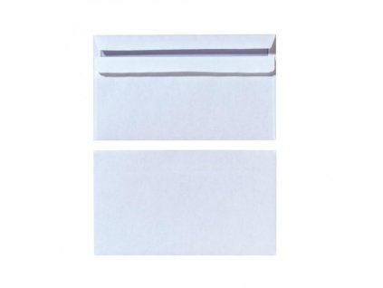 Poštové obálky DL Herlitz samolepiace s vnútornou potlačou, biele, 100 ks