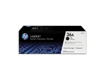 Toner HP CB436AD HP 36A dual pack (2x2.000 str.) pre LaserJet P1505