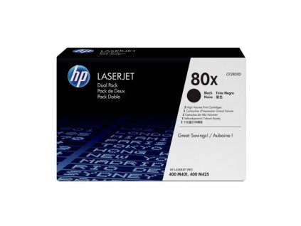 Toner HP CF280XD HP 80X dual pack black (2x6.900 str.) pre LaserJet Pro M401/M425