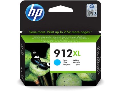 Atramentová náplň HP 3YL81AE HP 912XL cyan XL (825 str.) pre Officejet 8012e/8013/8022e/ 8023