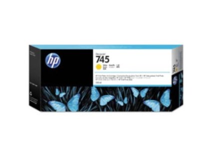 Atramentová náplň HP F9K02A HP 745 yellow (300 ml) pre DesignJet Z2600 PostScript/Z5600 PostScript