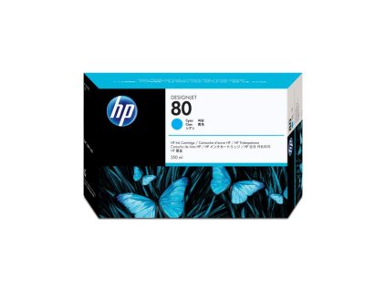 Atramentová náplň HP C4846A HP 80 cyan (350 ml) pre Designjet 1000