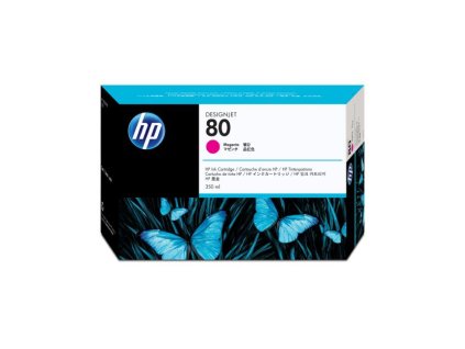 Atramentová náplň HP C4847A HP 80 magenta (350 ml) pre Designjet 1000